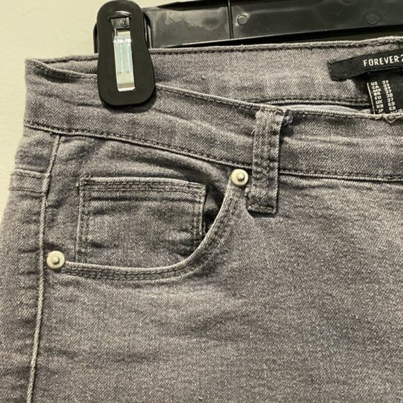Forever 21 Grey Skinny Crop Jeans size 27 - Picture 5 of 12